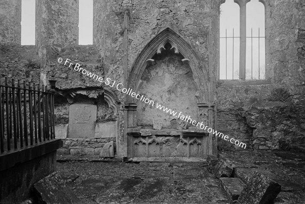 DOMINICAN PRIORY TOMB IN CHOIR